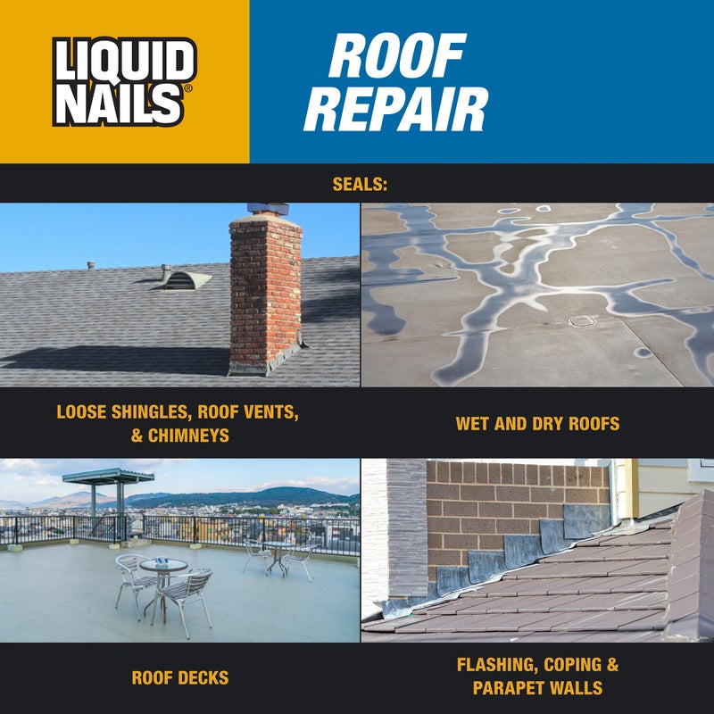 Liquid Nails Roof Repair (RR808), 10.3 oz - Image 5